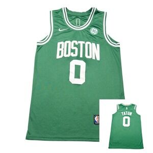 NBA Boston Celtics Jason Tatum Basketball Jersey Mens Size 44 Green